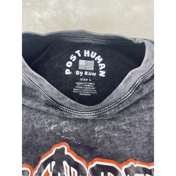 Post Human by Raw REAPERS T-Shirt Size Large Bold Color on Distressed Style - Picture 7 of 10